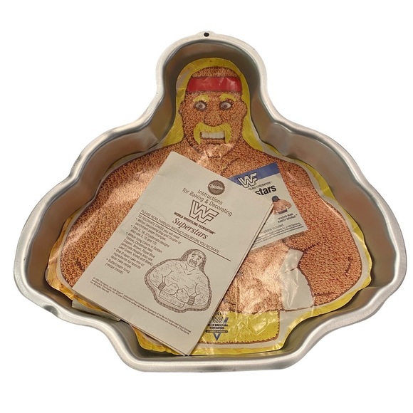 Wilton Kitchen Wilton Cake Pan 992 Hulk Hogan Wwf Superstars Rare